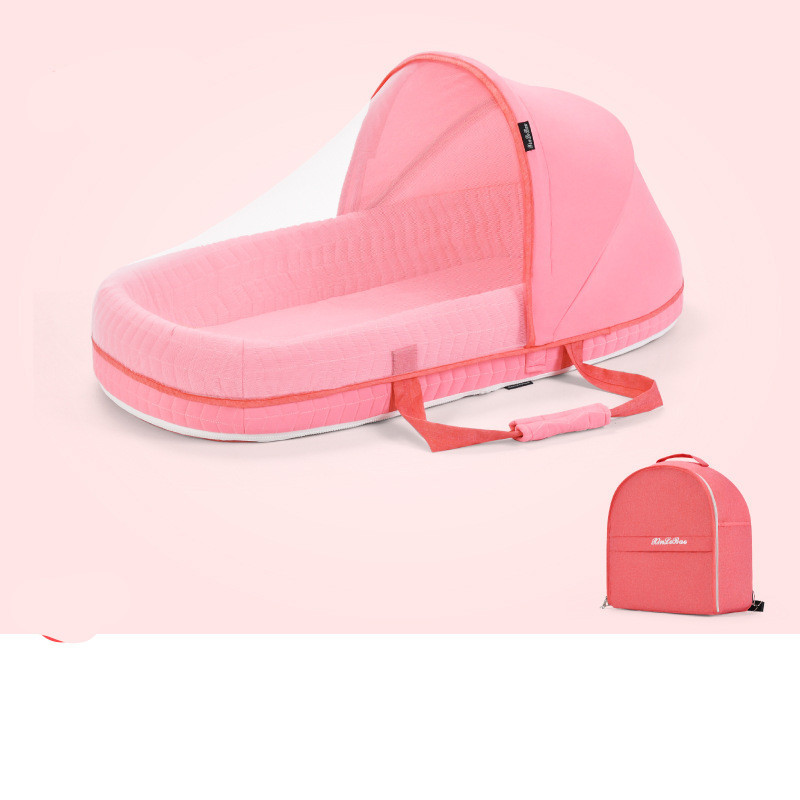 Baby Crib Multifunctional Folding Newborn Nest Toddler Bed Portable Sun Protection Mosquito Net Infant Camping Bed Travel Cot - Image 5