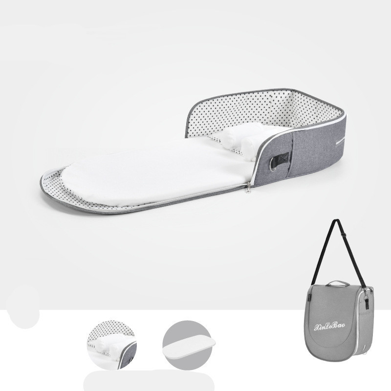 Baby Crib Multifunctional Folding Newborn Nest Toddler Bed Portable Sun Protection Mosquito Net Infant Camping Bed Travel Cot - Image 4