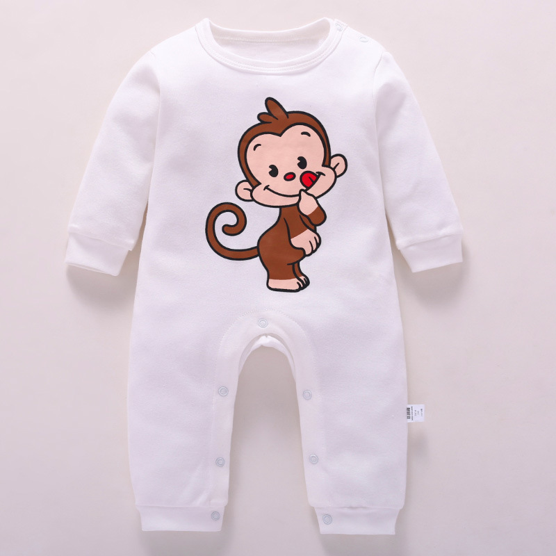 Baby baby clothes wear one piece clothes pure cotton clothes - Image 6