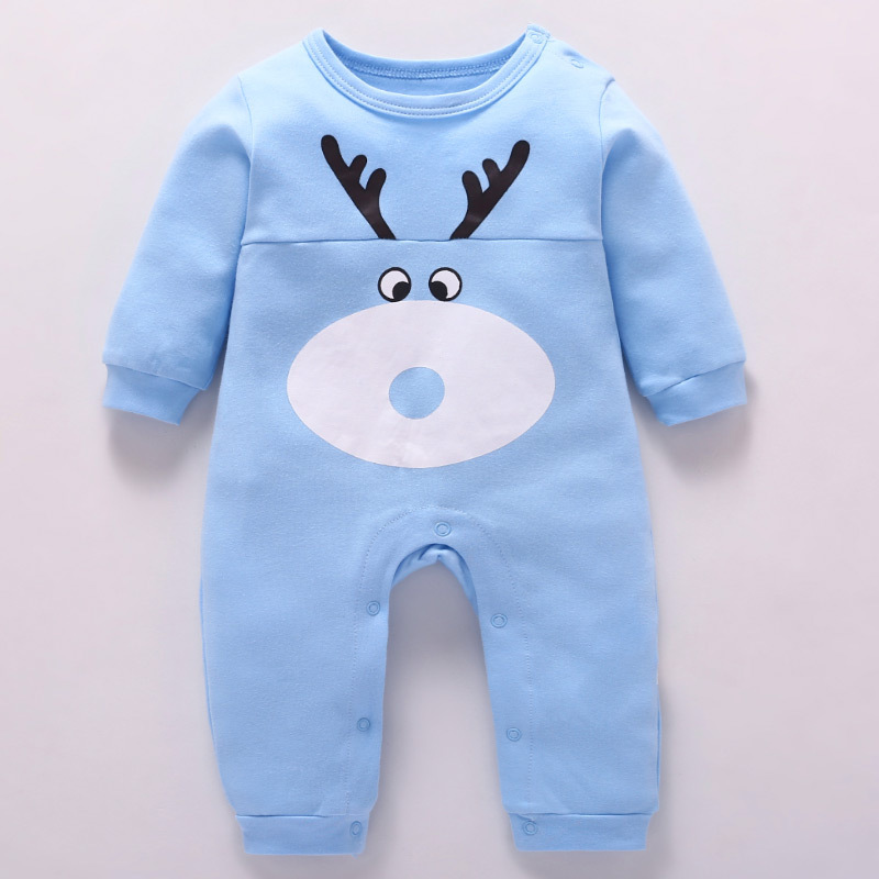 Baby baby clothes wear one piece clothes pure cotton clothes - Image 7