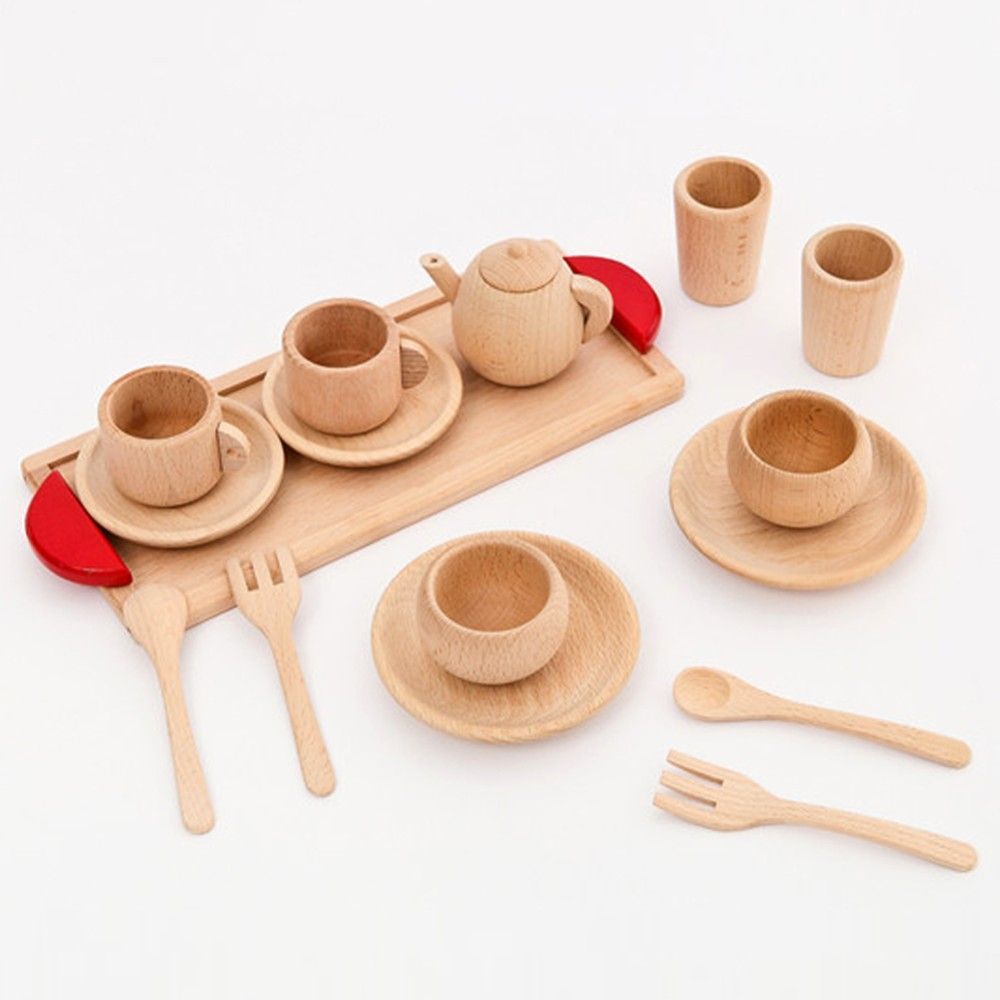 Wooden Baby Toys Play Kitchen Toy - Image 2