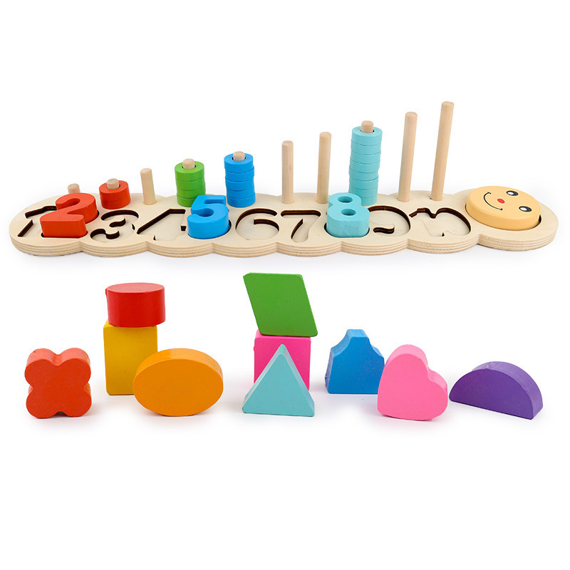 Early Childhood Education Wooden Logarithmic Board - Baby Steps Creations