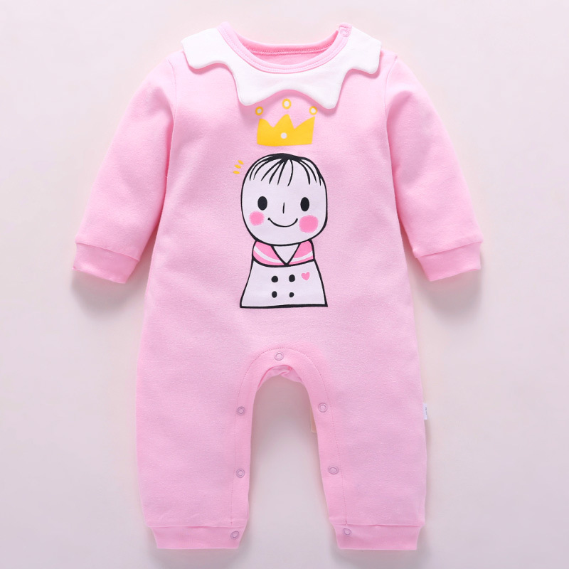 Baby baby clothes wear one piece clothes pure cotton clothes - Image 3