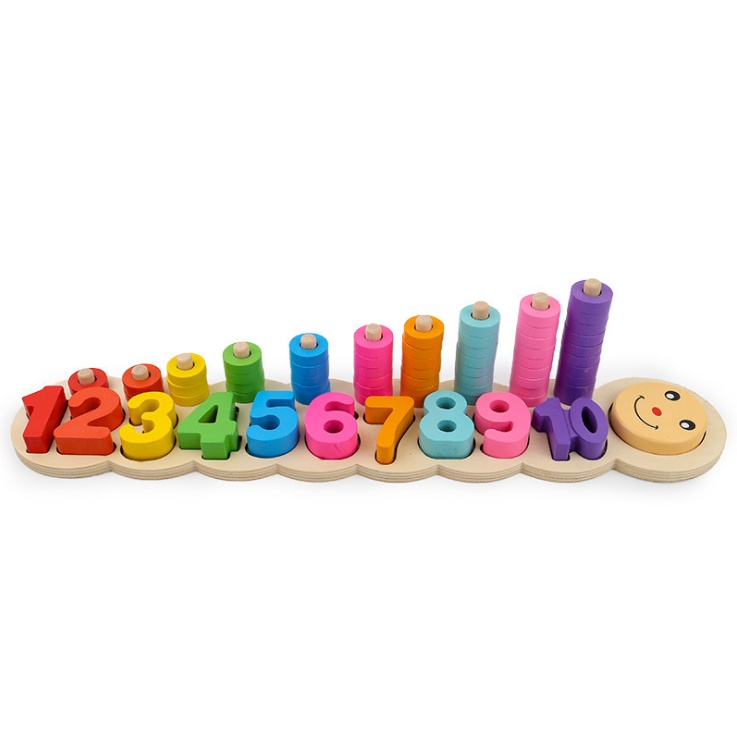 Early Childhood Education Wooden Logarithmic Board - Baby Steps Creations