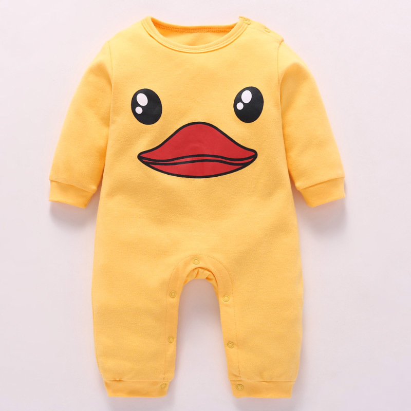 Baby baby clothes wear one piece clothes pure cotton clothes - Image 2