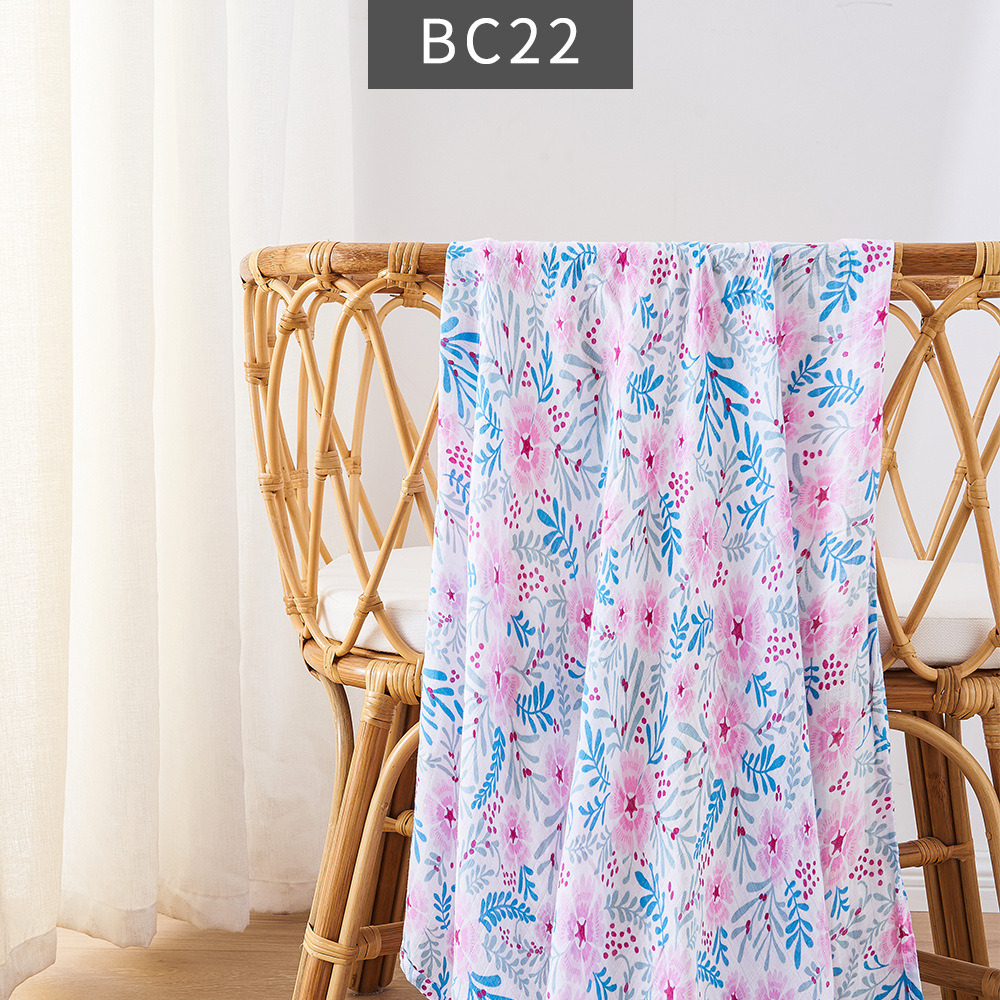 Summer Thin Newborn Baby Bamboo Cotton Baby's Blanket Bath Towel - Image 9