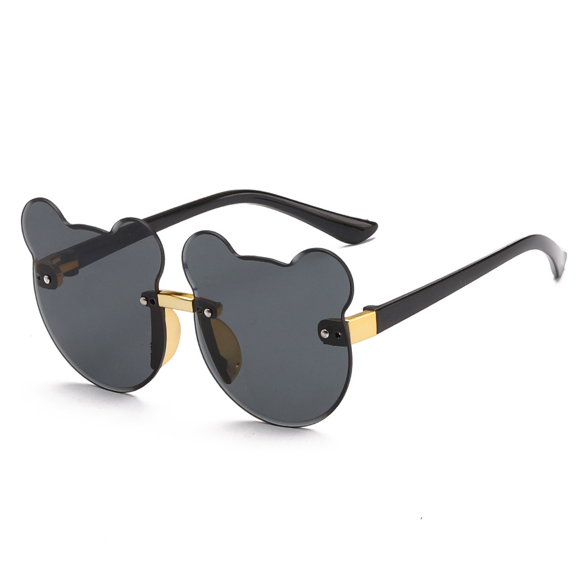 Cat Ear Kids Sunglasses Frameless Shape - Image 2