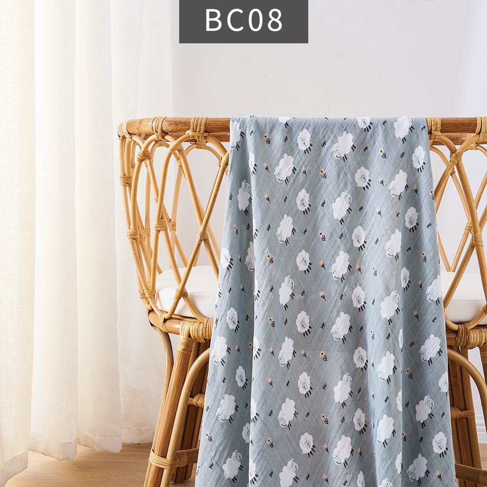 Summer Thin Newborn Baby Bamboo Cotton Baby's Blanket Bath Towel - Image 4